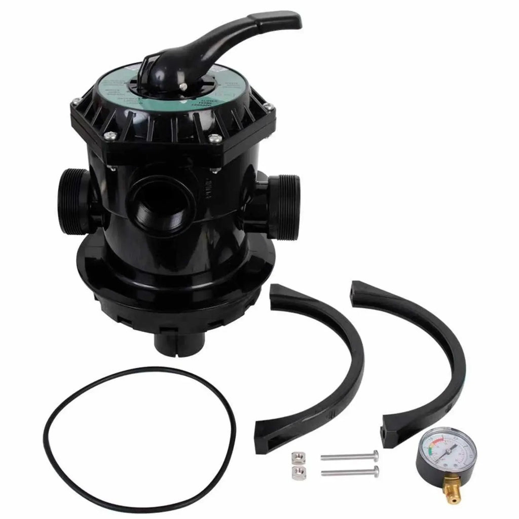 Válvula de 6 vías para filtro de plástico PANDA para modelos FPD16", FPD19", FPD24", FPD26" PANDA POOL PRODUCTS FILTRO DE ARENA EN PLÁSTICO
