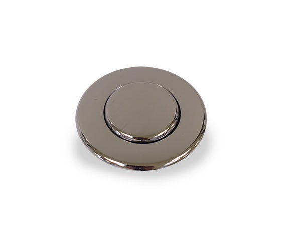 CUBIERTA PARA BOTON PLASTICO CROMO