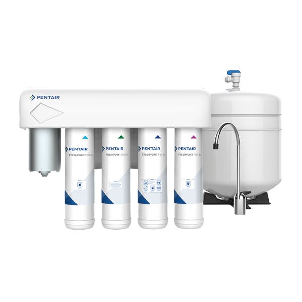 OSMOSIS INVERSA FRESHPOINT GRO-475BP, 4 ETAPAS, 75GPD CON BOMBA