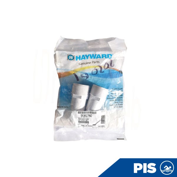 CONECTOR PVC PARA MANGUERA 1 1/2" (2 PZAS)