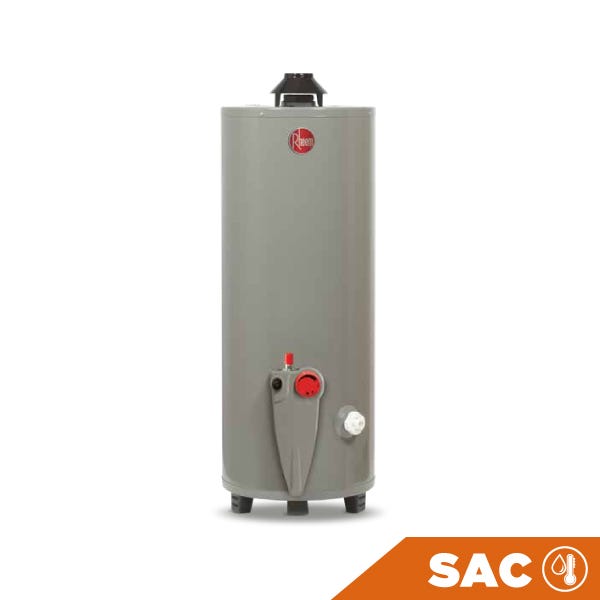 CALENTADOR DE AGUA DEPÓSITO A GAS 190 LTS. GAS LP