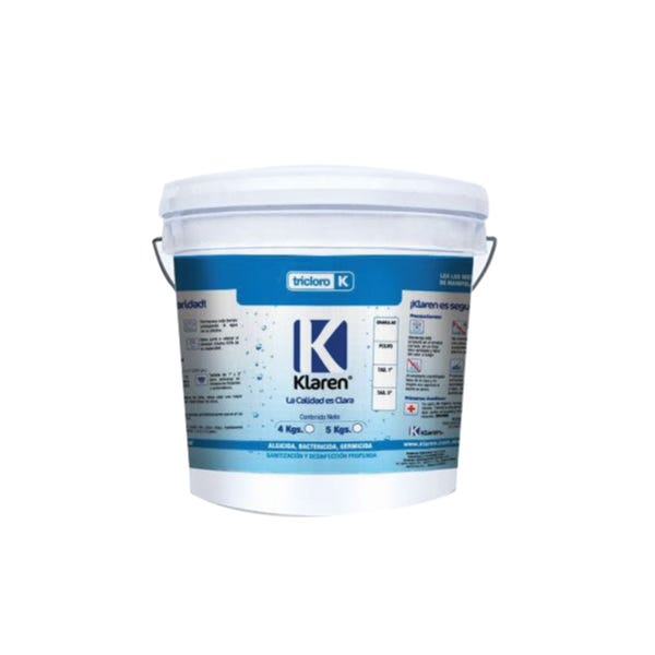 TRICLORO GRANULAR KLAREN ENV. 5 KG.