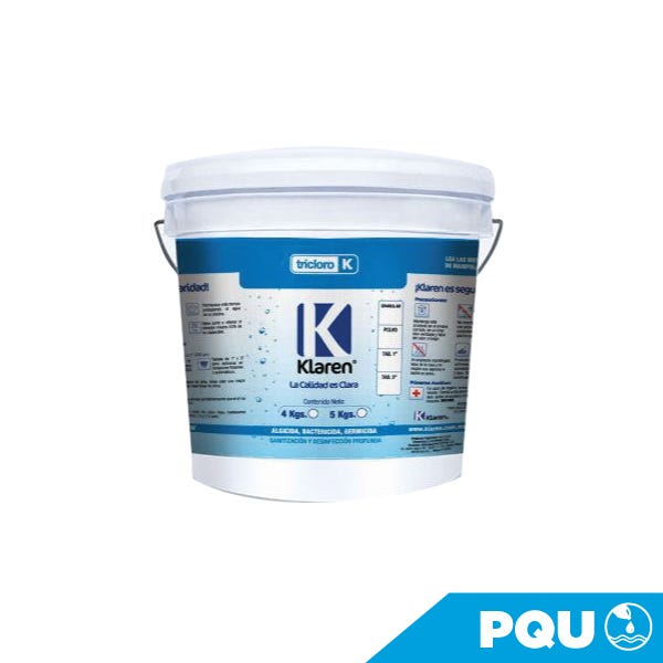 TRICLORO TABLETA 1" KLAREN ENV. DE 5 KGS.