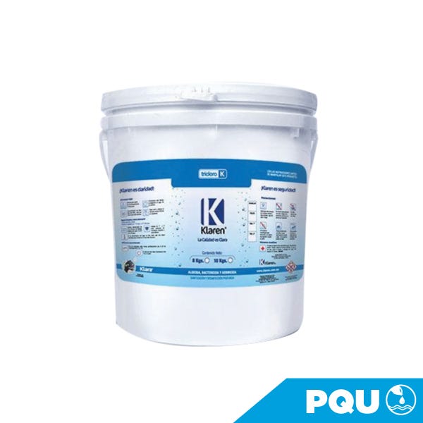 TRICLORO TABLETA 1" KLAREN ENV. DE 10 KGS.