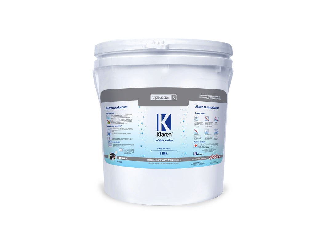 TABLETA TRIPLE ACCION, ENVASE DE 8 KG