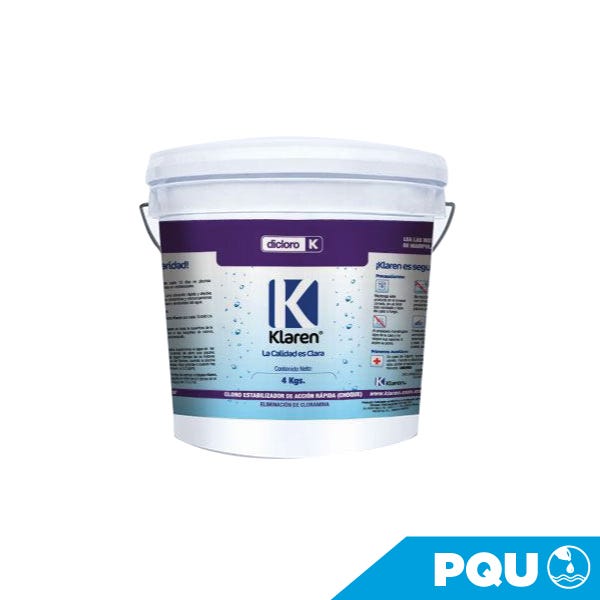 DICLORO KLAREN ENVASE DE 4 KGS.
