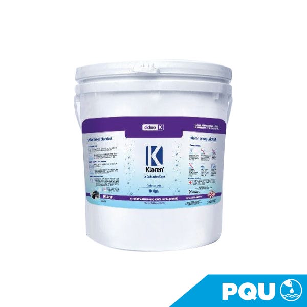 DICLORO KLAREN ENVASE DE 10 KGS.