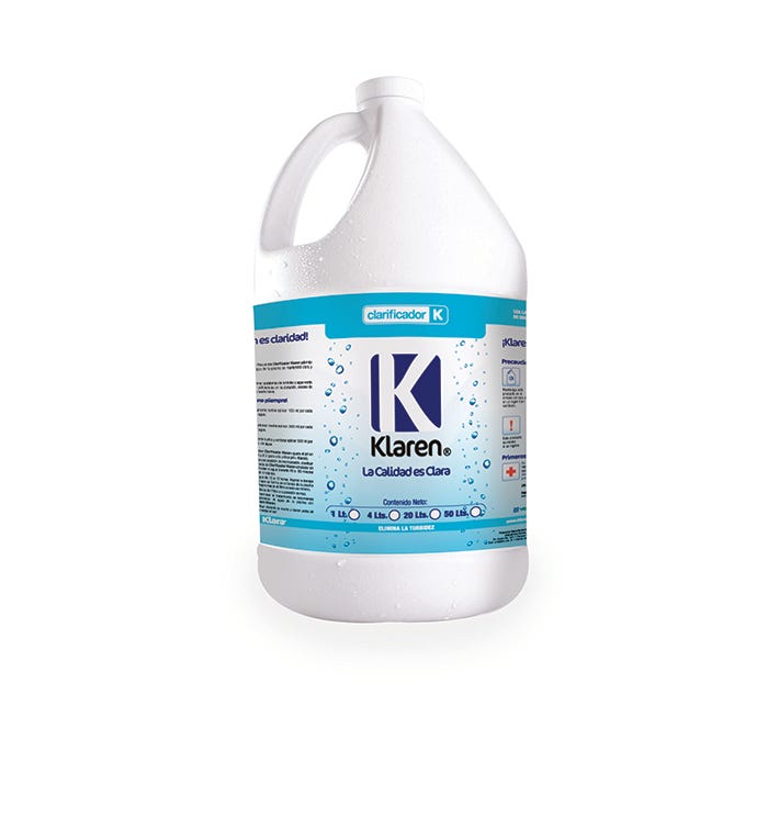 CLARIFICADOR KLAREN ENVASE 4 LTS