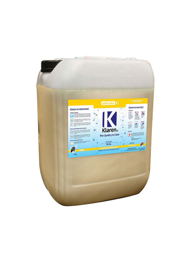 GOLD & CLEAR, ENVASE DE 50 LTS