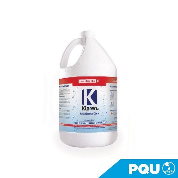 MAX CLEAR PLUS, ENVASE DE 4 LTS