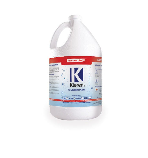 MAX CLEAR PLUS, ENVASE DE 4 LTS