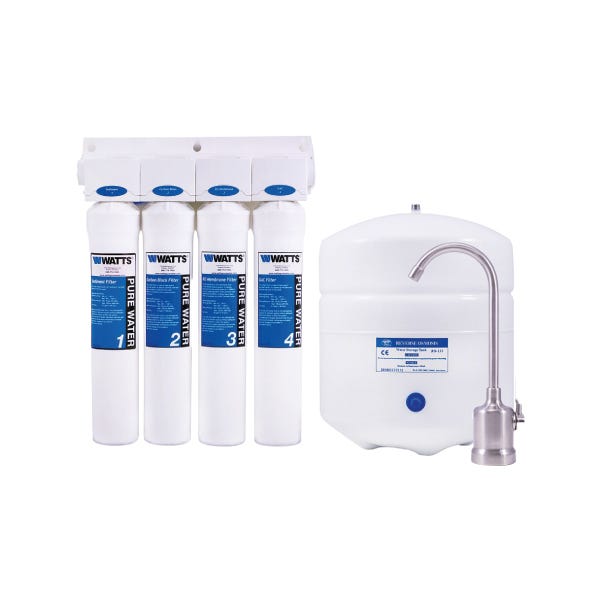 SISTEMA DE OSMOSIS INVERSA 60 GPD 4 ETAPAS KWIK-CHANGE