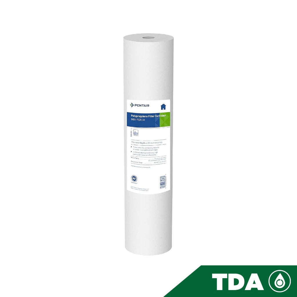 CARTUCHO FIBRA DE POLIPROPILENO 20"BB 25 MICRAS, DGD-7525-20
