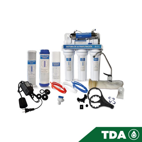 SISTEMA DE ULTRAFILTRACION PLUS CON UV 6 ETAPAS
