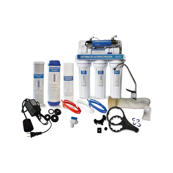 SISTEMA DE ULTRAFILTRACION PLUS CON UV 6 ETAPAS