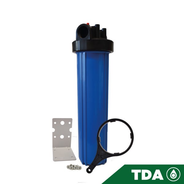 PORTACARTUCHO AZUL # 20 BIG BLUE EN 1 1/2", CON PURGADOR