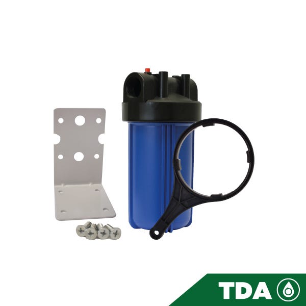 PORTACARTUCHO AZUL # 10 BIG BLUE EN 1 1/2", CON PURGADOR