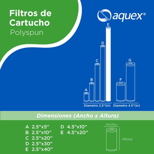 CARTUCHO POLYSPUN 40