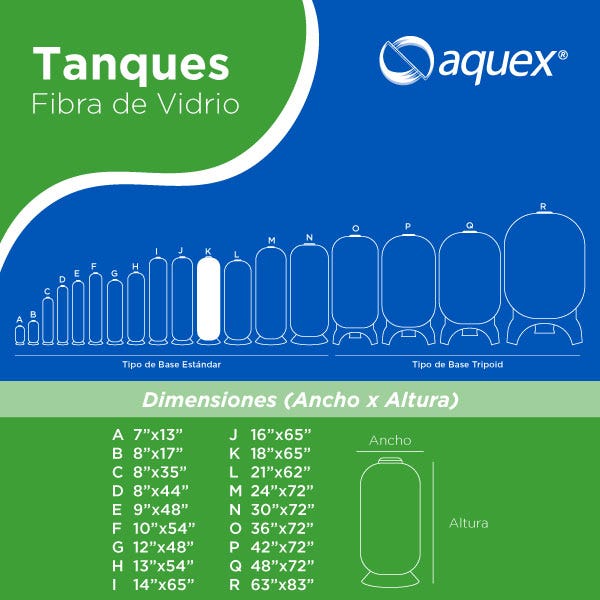 TANQUE AQUEX 18