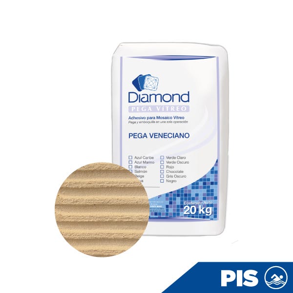 PEGAMENTO BEIGE PARA MOSAICO BULTO DE 20 KG