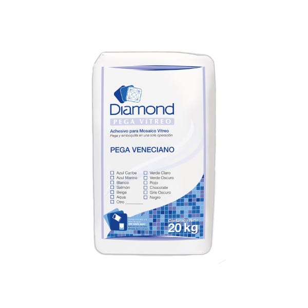 PEGAMENTO BEIGE PARA MOSAICO BULTO DE 20 KG