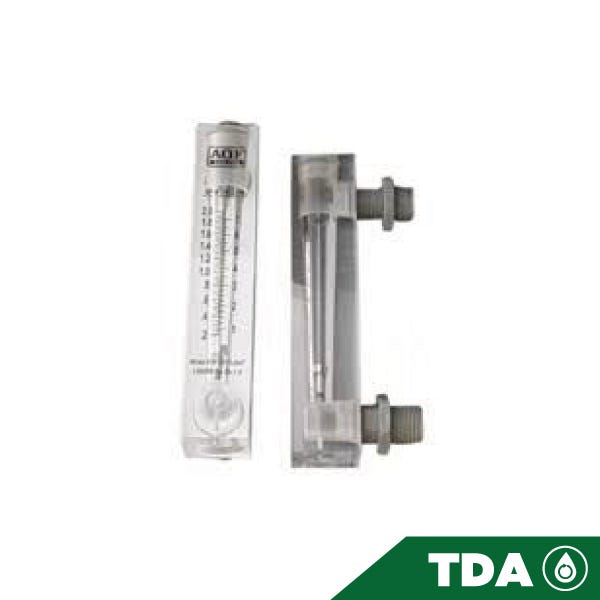 ROTAMETRO DE PANEL 1-5 GPM, 1/2" MNPT