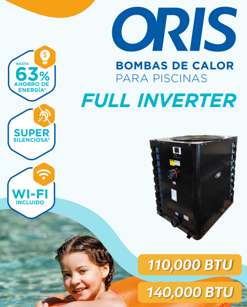Bomba De Calor Oris Full Inverter 110,000 BTU