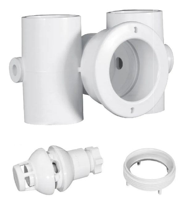 Hidrojet Para Jacuzzi Kit Cuerpo Y Boquilla P/ Hidromasaje