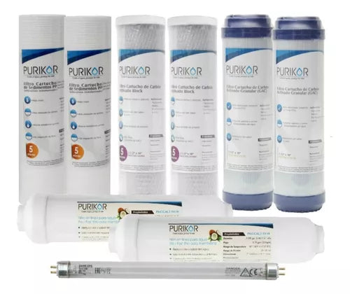Kit De Mantenimiento 12 Meses Para Ósmosis 100g 400g Y Ultra