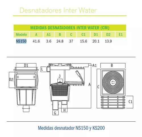 Kit Accesorios Empotrables Alberca Desnatador Con 8 Boquillas
