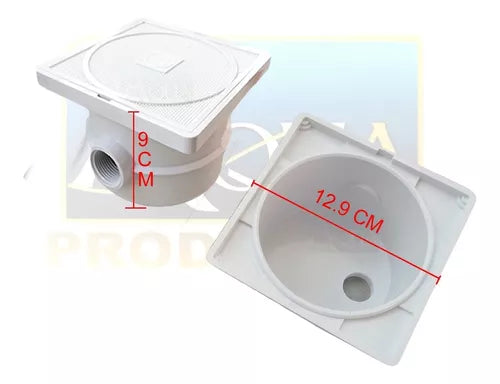 3 Caja Registro Abs Para Reflector Lampara Alberca Hayward