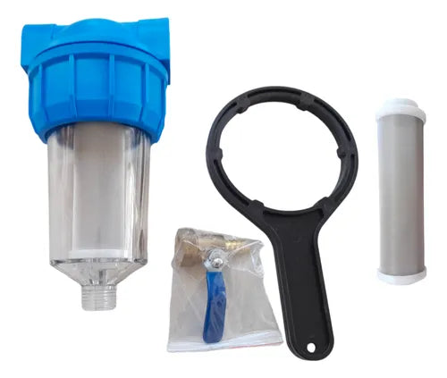 Filtro Purificador Porta Filtro Malla Lavable Acero Inoxidable