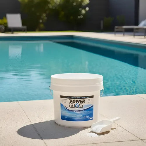 Cloro Polvo Powerclor Tricloro Para Alberca 5 Kg