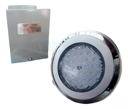 Lámpara Para Alberca Delux 7w Color Led Rgb + Transformador 100