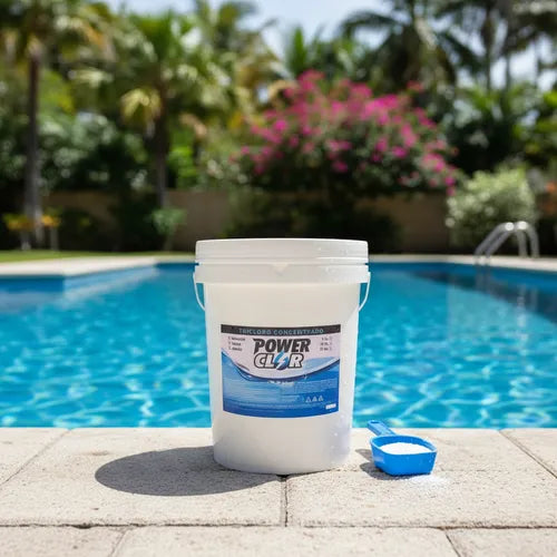 Cloro Polvo Powerclor Tricloro Para Alberca 10 Kg