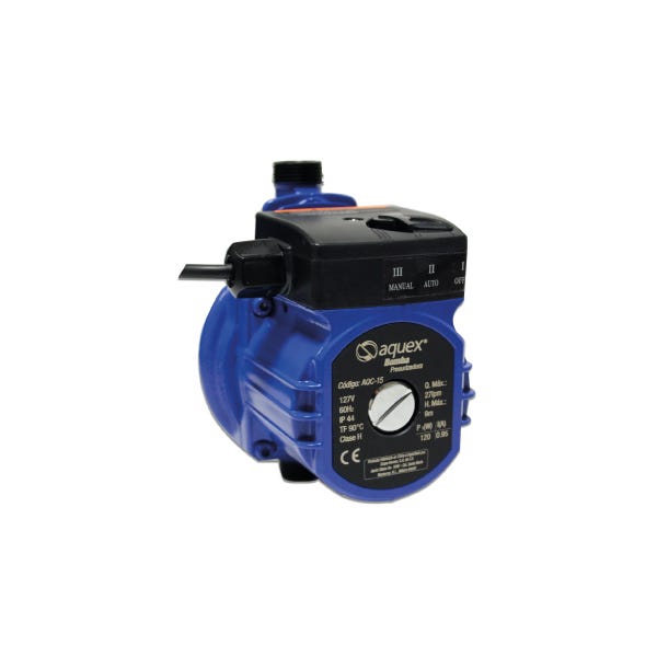 BOMBA PRESURIZADORA AUTOMATICA AQUEX 1/6HP 1/60/127V