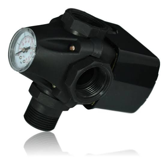 VÁLVULA 3 VÍAS CON PRESOSTATO (20-40PSI, 16AMP MAX) Y MANÓMETOR INTEGRADOS