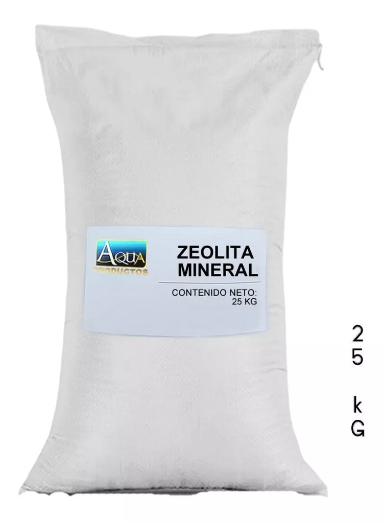 Zeolita Mineral Para Filtro De Alberca 25 Kg Aqua Productos