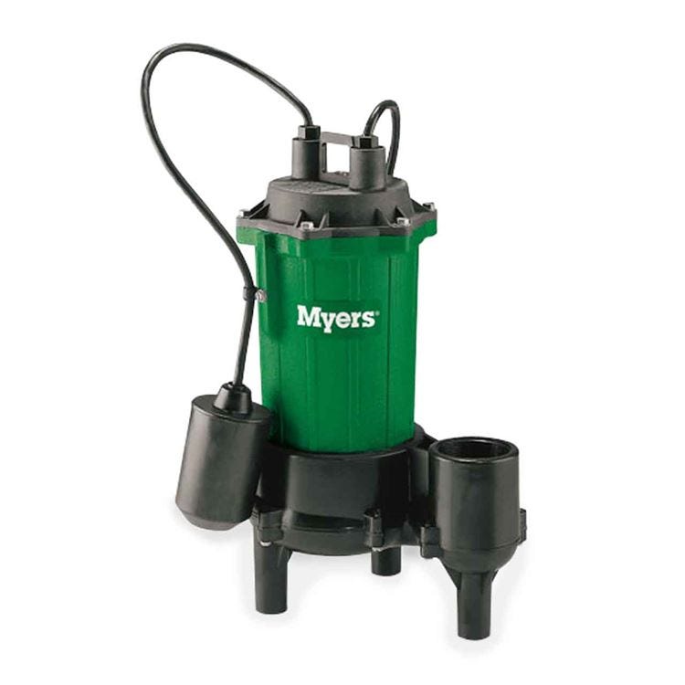 BOMBA PARA DRENAJE MYERS 0.5 HP 115V AUTOMÁTICA 2" DESC