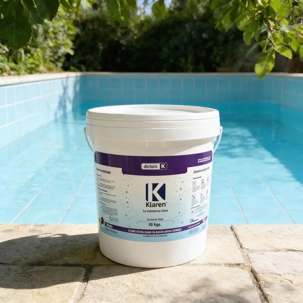 Dicloro Klaren Presentación De 10 Kg Para Albercas