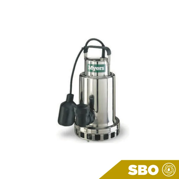 BOMBA PARA DESAGÜE INOX MYERS 0.5 HP 115V AUTOMÁTICA 1.25" DESC