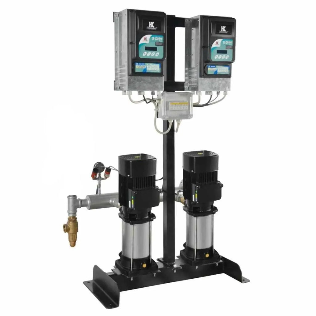Presurizador múltiple de presión constante HIDROCONTROL Dúplex con bombas JOB y R-DRIVE