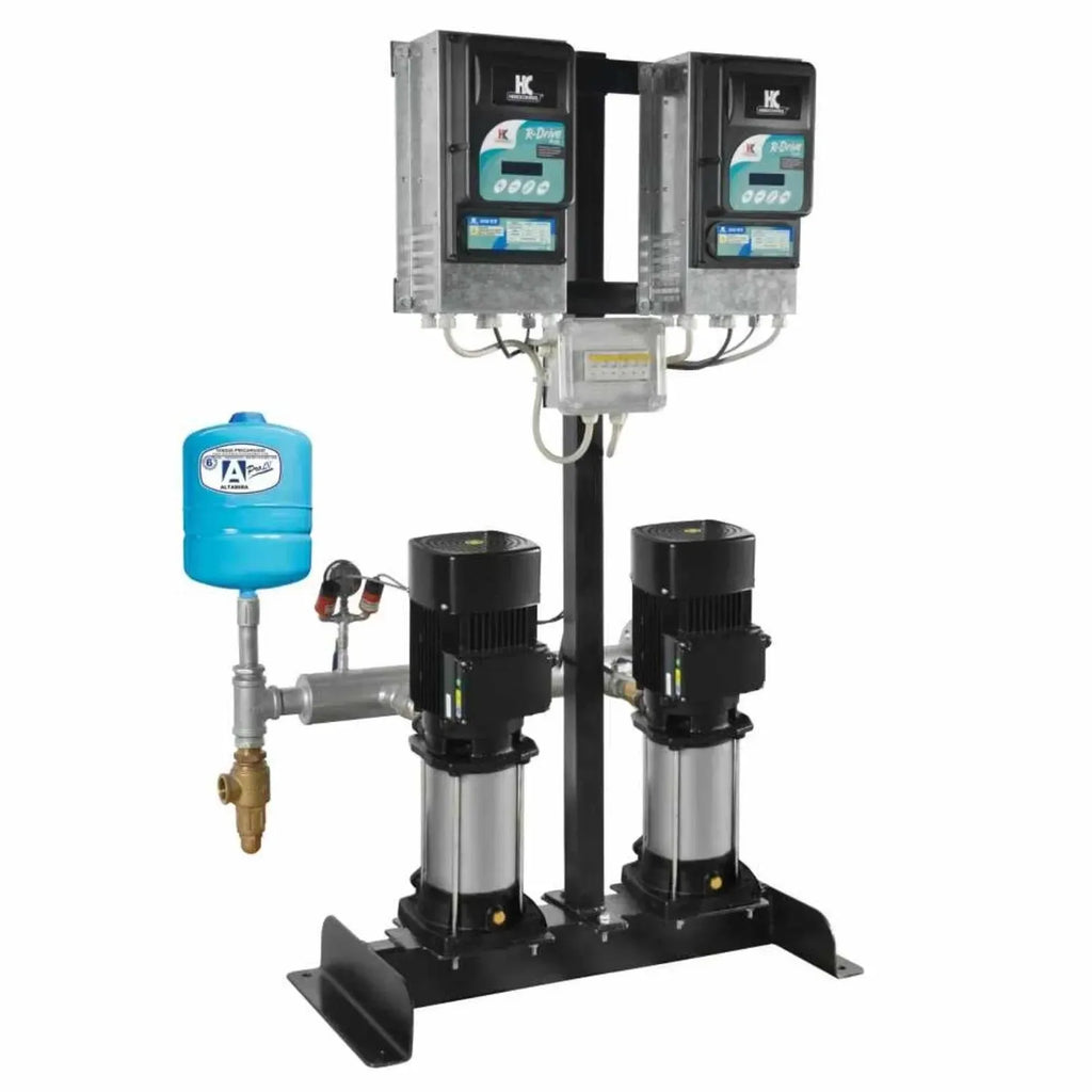 Presurizador múltiple de presión constante HIDROCONTROL Dúplex con bombas JOB y R-DRIVE