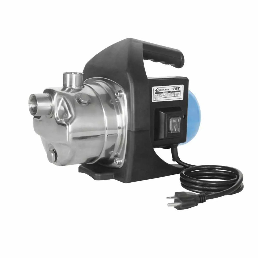Motobomba de superficie horizontal tipo JET AQUA PAK PET