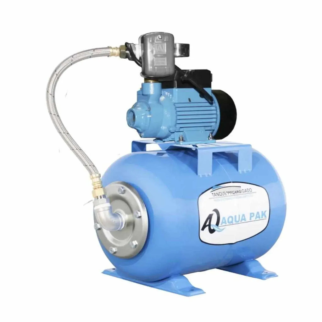 Presurizador individual de velocidad constante AQUA PAK Bomba AQUA PAK con tanque AQ horizontal membrana