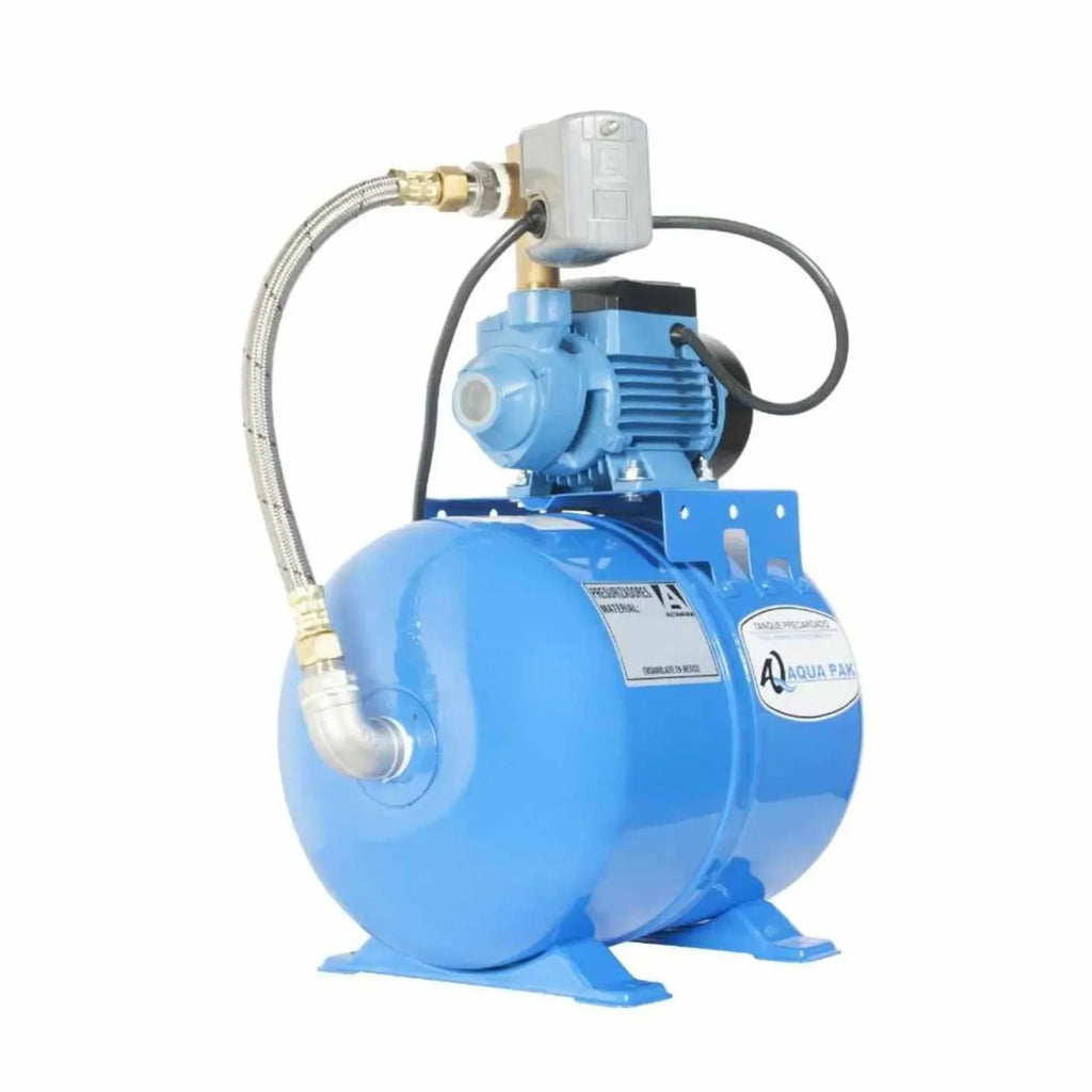Presurizador individual de velocidad constante AQUA PAK Bomba AQUA PAK con tanque AQ horizontal diafragma