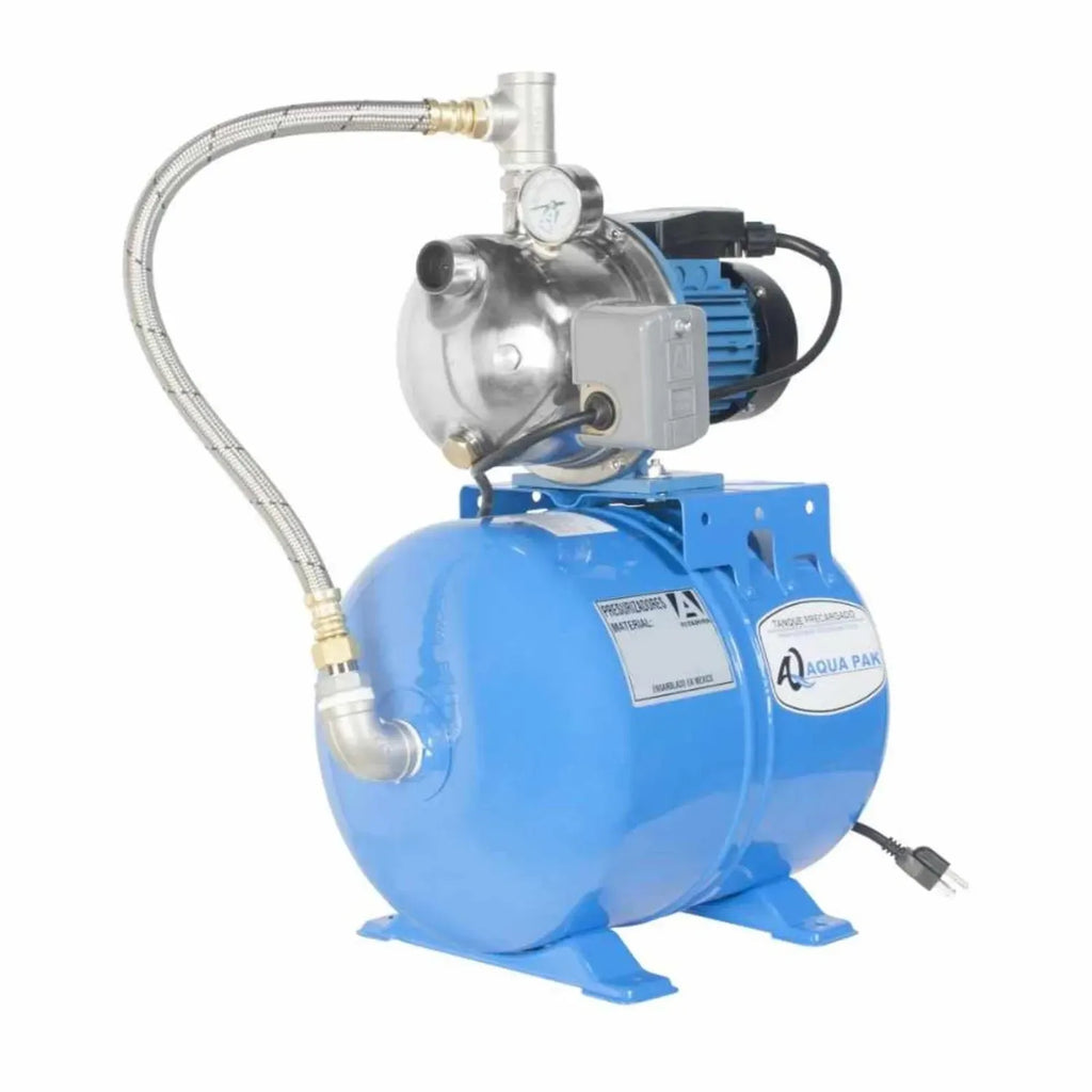 Presurizador individual de velocidad constante AQUA PAK Bomba AQUA PAK con tanque AQ horizontal diafragma