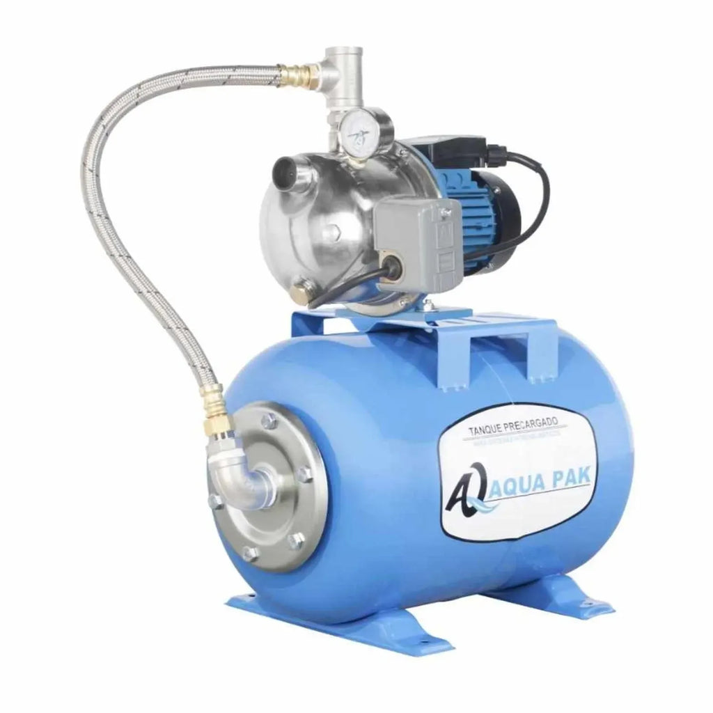 Presurizador individual de velocidad constante AQUA PAK Bomba AQUA PAK con tanque AQ horizontal membrana