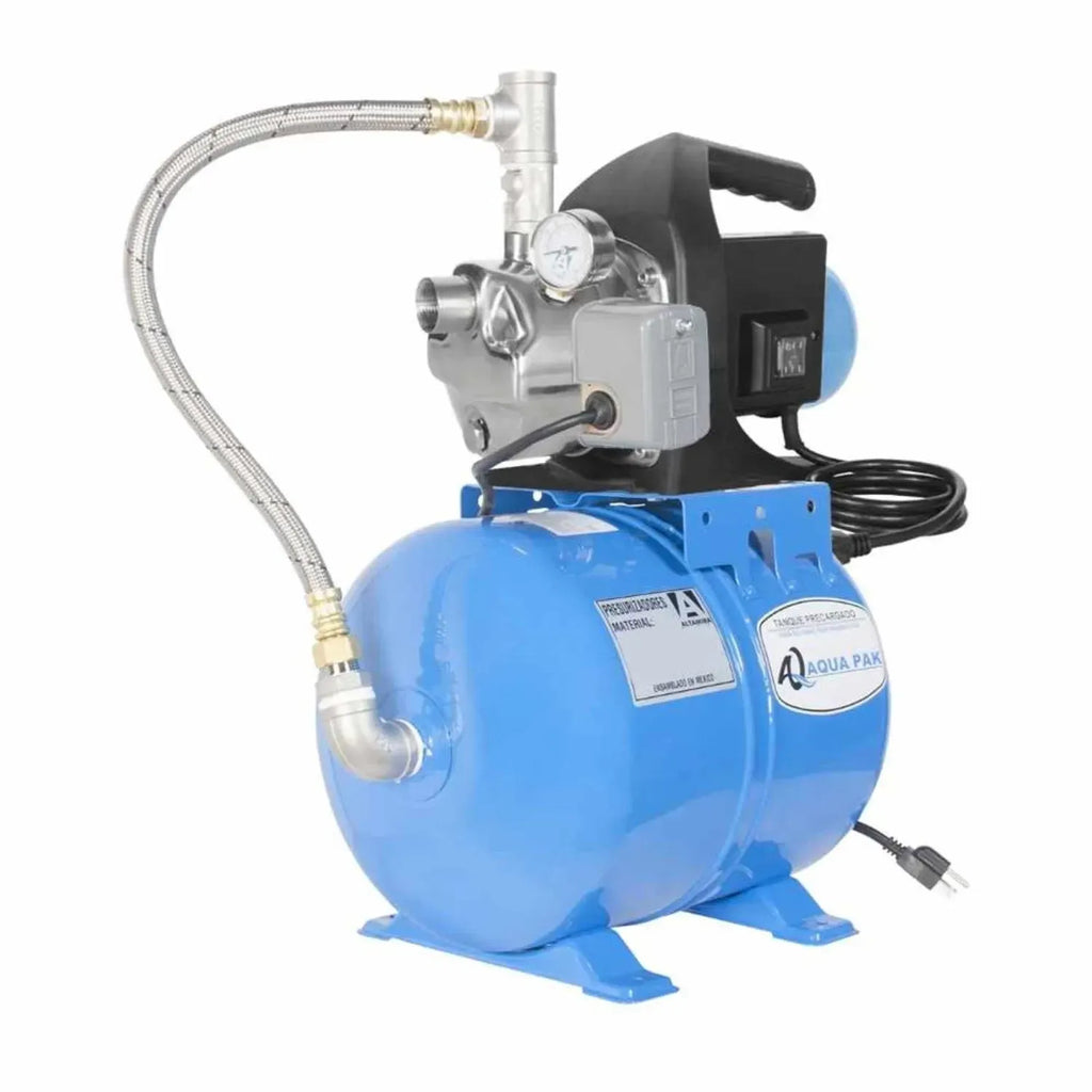 Presurizador individual de velocidad constante AQUA PAK Bomba AQUA PAK con tanque AQ horizontal diafragma