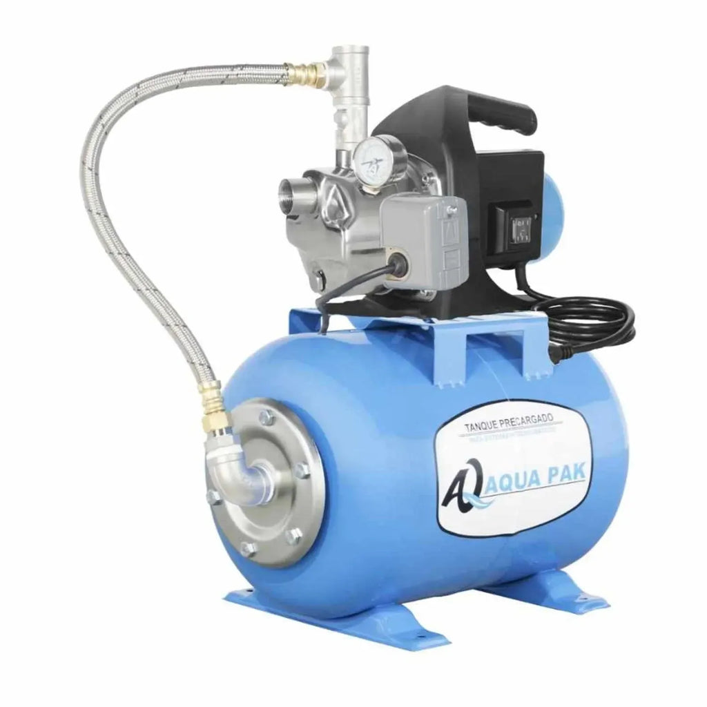 Presurizador individual de velocidad constante AQUA PAK Bomba AQUA PAK con tanque AQ horizontal membrana
